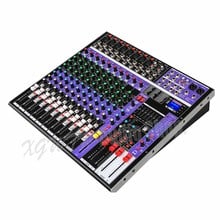 Consola de mezcla de sonido de 12 canales, mezclador de Audio profesional para DJ, con grabación Bluetooth, 99 efectos DSP, función USB 2024 - compra barato