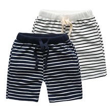 Fashion Boy Pants Kids Summer Trousers Children Pants for Baby Boys Shorts  beach loose cheap cool stripe black white girls 2024 - buy cheap