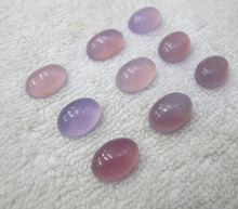 High Quality Natural Purple Agate Carnelian Oval Shape 10x14mm Cabochon Natural Gem Stone Jewelry Ring Cabochon 20pcs/lot 2024 - buy cheap