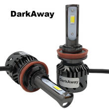 DarkAway H11 H4 H7 LED Bulb 60W 8000lm HB4 HB3 H1 H3 H27 Car LED Headlight Mini Auto Lamp Fog Light 12V 3 Colors Waterproof 2024 - buy cheap