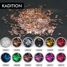 KADITION Nails Glitter Rhinestones 1g Powder Dust Nail Art Sequin 3d NailArt Rainbow Clear Diamond DIY Charm Nail Decor Manicure 2024 - buy cheap
