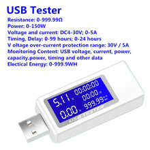 KWS-1705A Mini USB Tester Current Voltage Digital Detector Mobile Power USB Charger Tester Meter LCD Digital 2024 - buy cheap