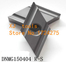 Frete grátis lâmina de cerâmica 10pcs DNMG150404R-S inserções de cerâmica de metal, processamento de alto grau de acabamento, inserção mdjnr/mdpnn 2024 - compre barato