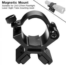 Магнитный Монтажный кронштейн MX01, кронштейн для светодиодного фонарика + двойные магниты для фонарика 24-27 мм, приглушенный диапазон, сборка фонарика 2024 - купить недорого