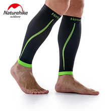 NatureHike 1 Pair Soccer Protective Calf Sleeves Basketball Football Leg Shin Guards Cycling Fitness Compresion 3 Colors 2024 - buy cheap