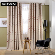 High Quality Korean Jacquard Faux Linen Curtains for the Bedroom Windows Drapes Fabric for Living Room Curtains 2024 - buy cheap