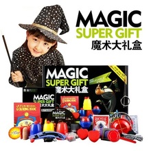 Magic Trick Set 50 Kinds Magic Play with DVD Teaching Professional Magic Tricks Stage Close Up Magic Prop Gimick Card Puzzle Toy 2024 - buy cheap