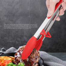 Stainless Steel Barbecue Tongs Food Tongs Food Clip Kitchen Gadgets Barbecue Buffet Restaurant Tweezers Clip Tools 2024 - compre barato