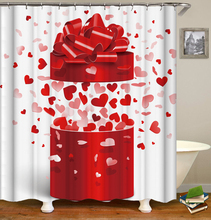 OLOEY 3d Print Shower Curtains Red Love Flower Curtains for Bathroom Decor Washable Bathroom Curtain Customized 180cmx180 2024 - buy cheap