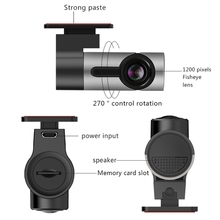 Автомобильная dvr камера G6 170 градусов широкий угол Full HD 1080P видео Автомобильный dvr Поддержка TF карта wifi с функцией ночного видения Starlight 2024 - купить недорого