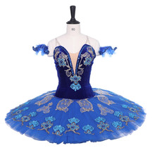 Vestido de Ballet profesional, tutú azul, Variatio 2024 - compra barato