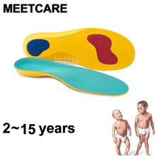 2-15 Years Kids Orthopedic Insole X O Type Legs Arch Support Shoes Cushion Children Feet Valgus Correction Flat Foot Feet Care 2024 - buy cheap