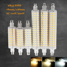 5Pcs/Lot R7S LED Corn Bulb 12W 16W 78mm 118mm AC 110V 220V Horizontal light Replace Halogen lamp For Floodlight Spotlight 2024 - buy cheap