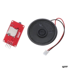 Módulo de reproductor de música MP3 UART Serial, placa amplificadora monoaural de altavoz para Arduino APR28, venta al por mayor, envío directo 2024 - compra barato