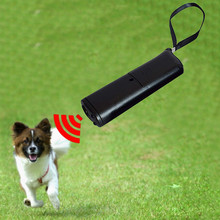 Светодиодный Ультразвуковой Отпугиватель собак, устройство для обучения против лая, управление обучением, устройство 3 в 1, функция ограничения лая 2024 - купить недорого