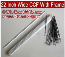 20PCS 22'' inch wide dual lamps CCFL with frame,LCD lamp backlight with housing,CCFL with cover,CCFL:480mmx2.4mm,FRAME:490mmx7mm 2024 - buy cheap