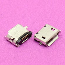 YuXi Micro usb разъем зарядного порта SMT мобильный B Тип Женский, сотовый телефон планшетный ПК. 2024 - купить недорого