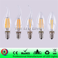 LED Candle Bulb E14 2W 4W 6W AC 220V 110V Retro antique Glass Edison Lamp Vintage C35 Filament Light 360 Degree 2024 - buy cheap