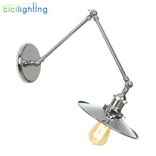 Adjustable Long Swing Arm Wall Light Fixture Edison Retro Vintage Wall Lamp Loft Style Industrial Wall Sconce Appliques Lamp 2024 - buy cheap