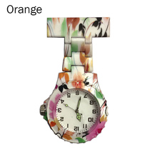 Colorful Silicone Round Dial Quartz Pocket Nurse Watch Quartz Brooch Doctor Nurse Hanging Watches FDC99 2024 - buy cheap