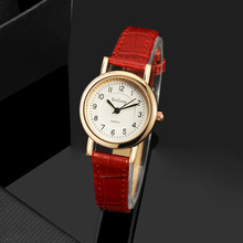 Gogoey женские часы тонкий кожаный ремешок красные женские часы Модные женские наручные часы reloj mujer relogio feminino 2022 - купить недорого