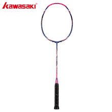 Raqueta de bádminton Kawasaki King K8, raqueta de fibra de carbono tipo T, cabeza Fullerene, para jugadores intermedias 2024 - compra barato