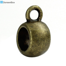 Doreen Box-50 cuentas de bronce, accesorio para pulsera, abalorio, 11x5mm (B12804) 2024 - compra barato