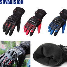 Motorcycle Gloves The Winter Warm Gloves Touch Screen Motorbike Gloves Waterproof Protective Glove Moto Motocross Racing 2024 - buy cheap