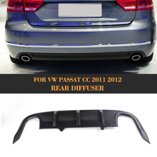 PP автомобильный диффузор, губа на задний бампер для VW Passat CC 2011 2012 2024 - купить недорого