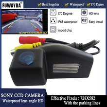 FUWAYDA SONY CCD Chip vista trasera del coche cámara de imagen de espejo de seguridad de aparcamiento inverso para Mazda 2/Mazda 3 con línea de guía HD 2024 - compra barato