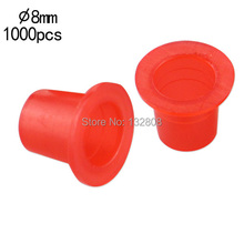1000pcs Red Color Tattoo Ink Cups Caps 8MM Small Plastic Without Base Ink Caps Tattoo Pigment Cup Supplies Free Shipping 2024 - buy cheap