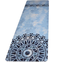 New Thicken 5mm natural rubber suede cloth printed fitness mat non-slip yoga mat 2024 - buy cheap