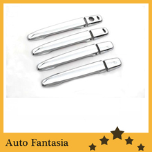 Flexible chrome trim Chrome Door Handle Cover for Mitsubishi Lancer 07-12 / Evolution X-Free Shipping 2024 - buy cheap