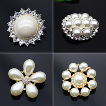 Botones redondos de perlas de alta calidad, abrigo, suéter, abrigo de Cachemira, decoración, 4 unids/lote, C016 2024 - compra barato