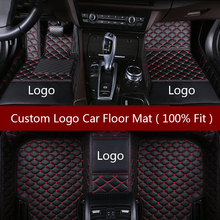 Flash mat Logo car floor mats for Mitsubishi Pajero ASX Lancer SPORT EX Zinger FORTIS Outlander Grandis Galant car styling 2024 - buy cheap