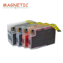 Принтер 4x с магнитной совместимостью многоразовые полные чернила для hp950 951 для HP Officejet Pro 8100/8600/251dw/276dw/8630/8650/8615/8625 2024 - купить недорого