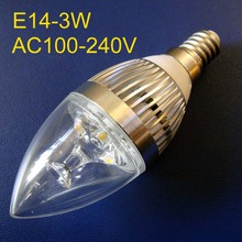 Luces led E14 de alta calidad, lámpara de araña E14 de 3w, lámparas de cristal E14, luces descendentes, envío gratis, 10 unids/lote 2024 - compra barato