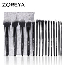 ZOREYA 3/7/9/15pcs Professional Makeup Brush Set With Bag Powder Eyeshadow Brush Brochas Maquillaje Cosmetics Tool 20#703 2024 - compre barato