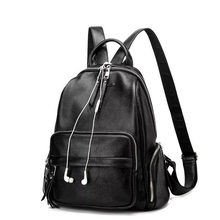 New Fashion Woman Backpack High Quality Youth Leather Backpacks for Teenage Girls Female School Shoulder Bag Bagpack mochil E157 2024 - buy cheap