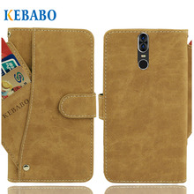 Leather Wallet INOI 7 Lite Case 6" Flip Vintage Leather Front Card Slots Cases Cover Business Phone Protective Bags 2024 - buy cheap