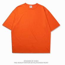 Camiseta holgada de verano para hombre, camisa de media manga Lisa a la moda, color negro, Harajuku, s-xxl 2024 - compra barato