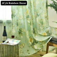 Elegant Flower Blackout Curtains For Living Room bedroom Kitchen Modern Leaf curtains for Window Drapes Fabric Treatments Blinds 2024 - buy cheap