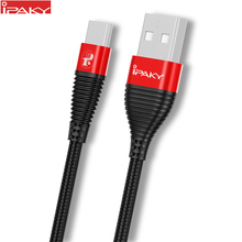 IPAKY USB Type C Cable USB C Mobile Phone Cable Data Sync Fast Charging Type C Cable for Huawei Xiaomi Redmi Samsung LG 2024 - buy cheap