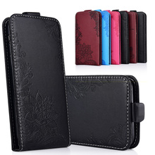 Capa flip de couro para zte blade q lux 3g 4g, capa traseira elegante com desenhos animados, bolsa para telefone 2024 - compre barato