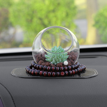 Car-Styling Artificial Plants Car Dashboard Decoration Ornament Creative Cute Zeolite Stone Automobile Interior Air Freshener 2024 - buy cheap