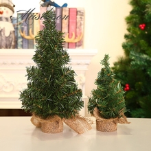20cm/30cm green Christmas Tree Artificial Mini pine Trees desktop ornaments Christmas Decorations Home Xmas Gift set photo props 2024 - buy cheap