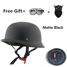 Немецкий мотоциклетный шлем в стиле второй мировой войны, велосипедный шлем, велосипедный пилот, мотоциклетный шлем с открытым лицом, винтажный шлем в стиле ретро 2024 - купить недорого