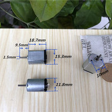 FF-030PK-13110 DC 1.5V-4.5V 3V 11800RPM High Speed Micro Mini 15mm Electric Motor shaft diameter 1.5mm 2024 - buy cheap