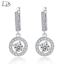 DODO Classic Round AAA Zircon Drop Earrings For Women Elegant Wedding Party Brincos Jewelry High Quality Earrings Wholesale E001 2024 - buy cheap