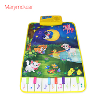 Baby Piano Baby Music Play Mat Musique Animal Music Kids Musical Instruments Animal Music 375x620mm Electronic Mat 2024 - buy cheap